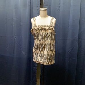 J. Crew Ruffled Tank with Pockets